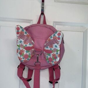 Pink Butterfly Wing Backpack